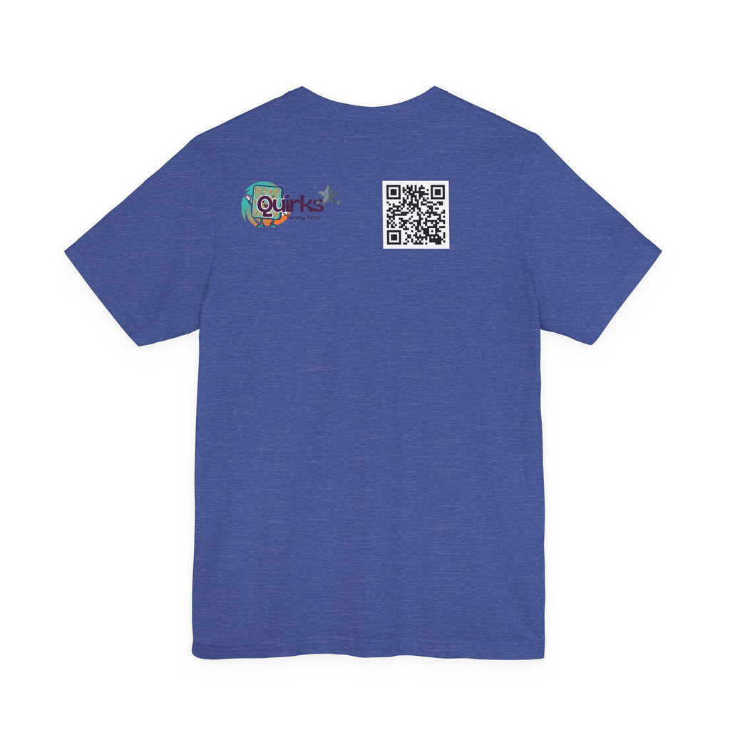 Why me QR code shirt