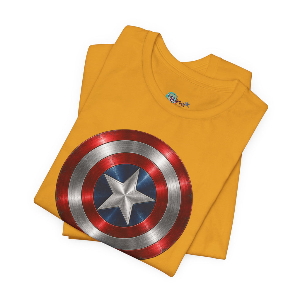 Mens captian shield tshirt