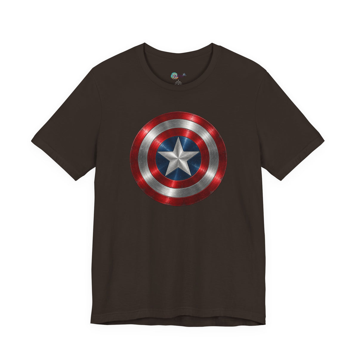 Mens captian shield tshirt