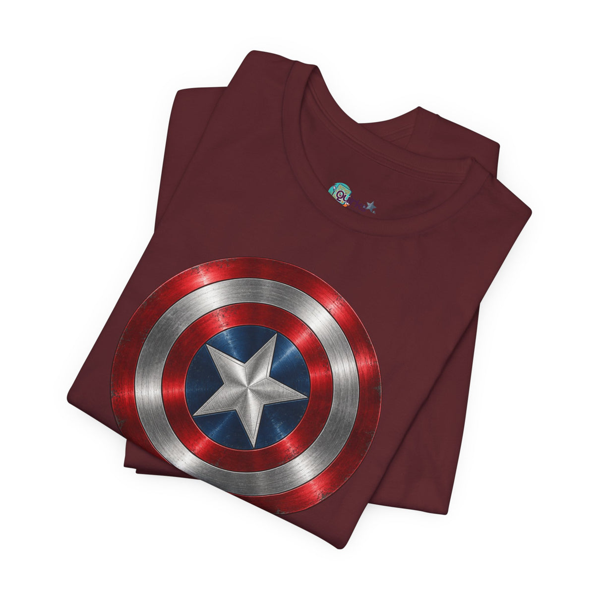 Mens captian shield tshirt