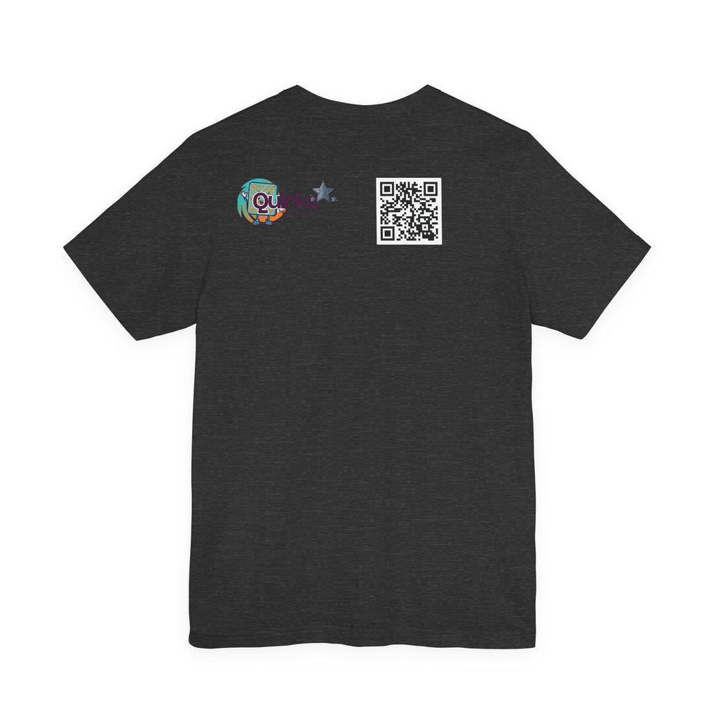 Why me QR code shirt