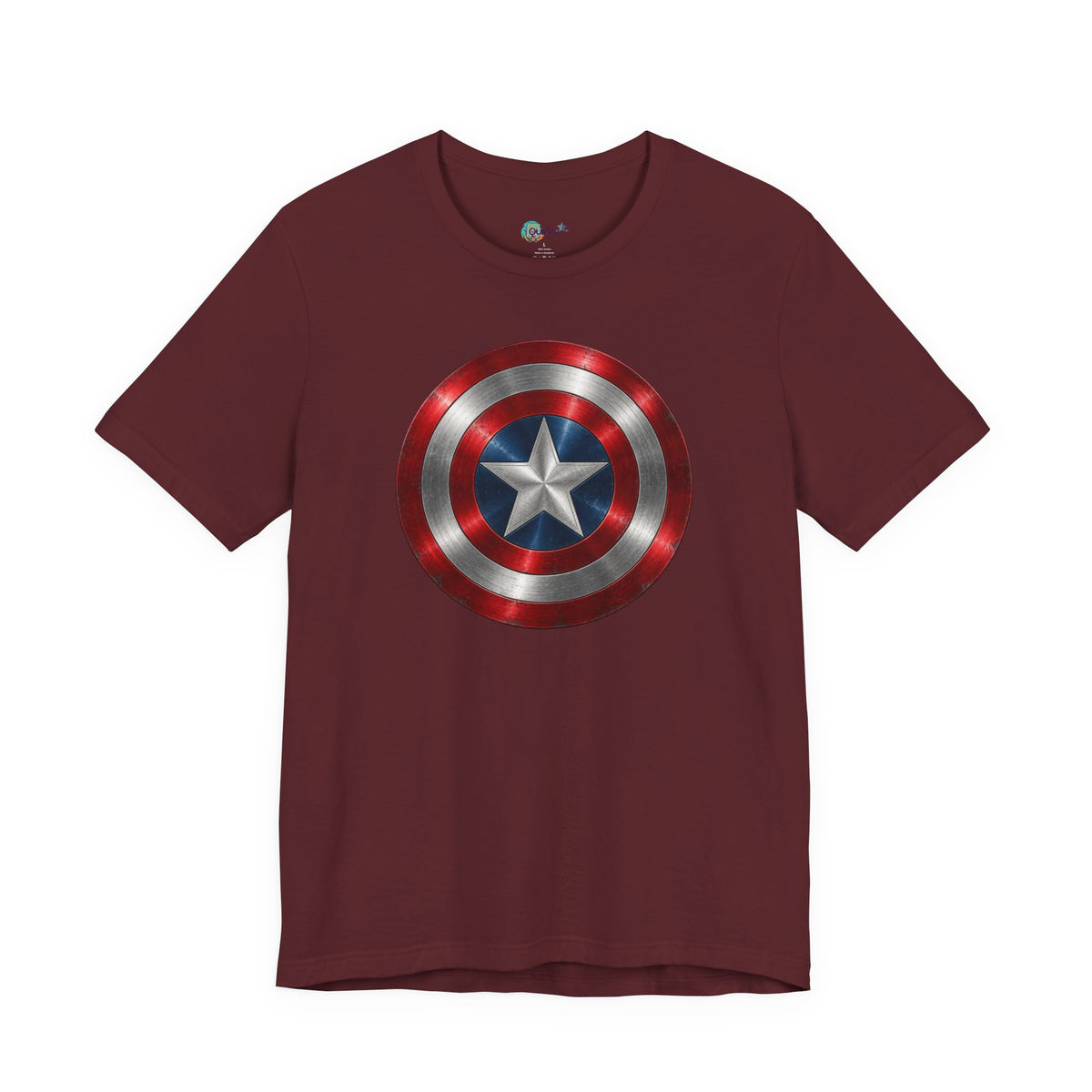 Mens captian shield tshirt