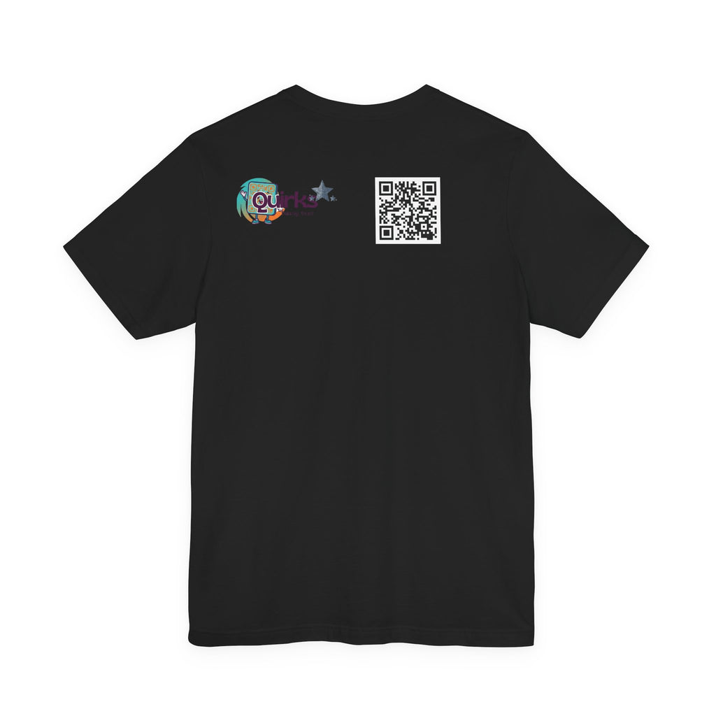 Why me QR code shirt