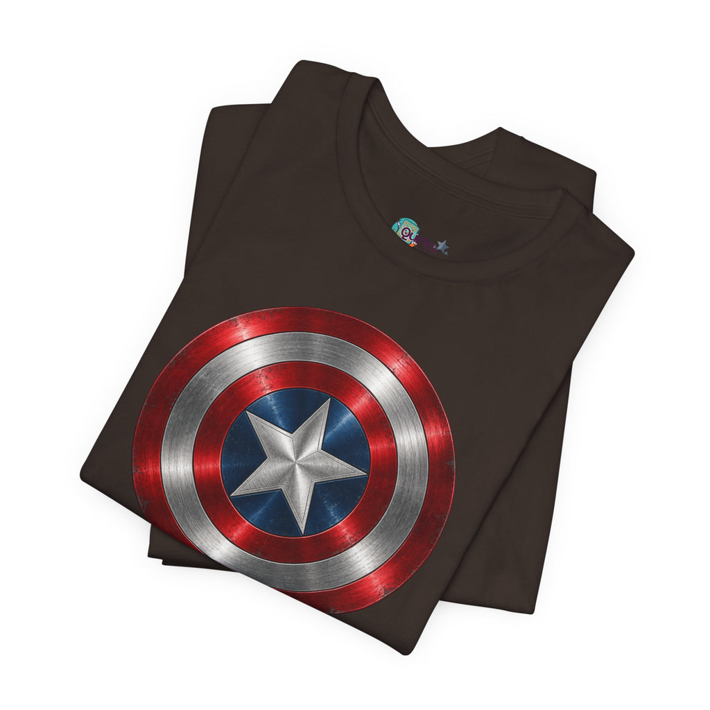 Mens captian shield tshirt