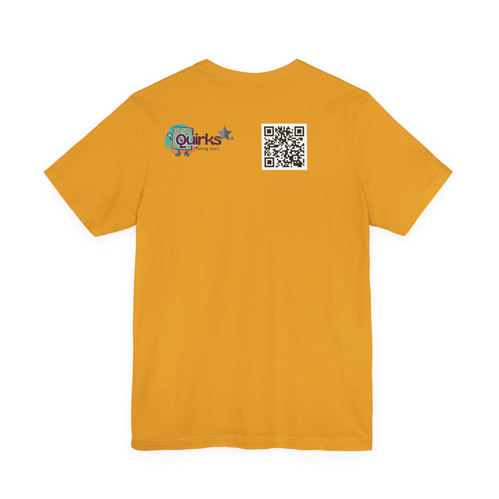 Why me QR code shirt