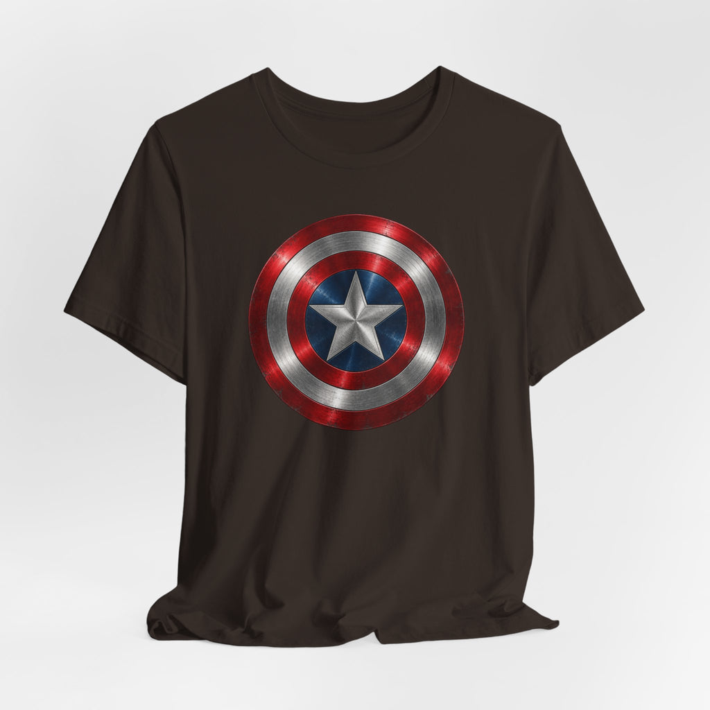 Mens captian shield tshirt
