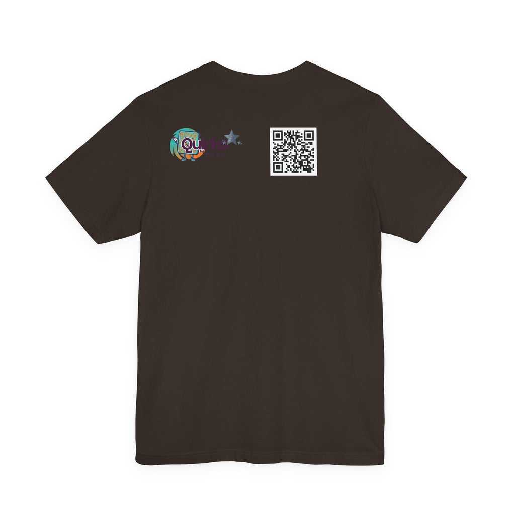Why me QR code shirt